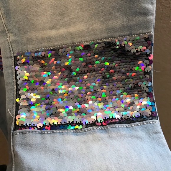 NWOT switch sequin knee girls 10/12 - Picture 5 of 6